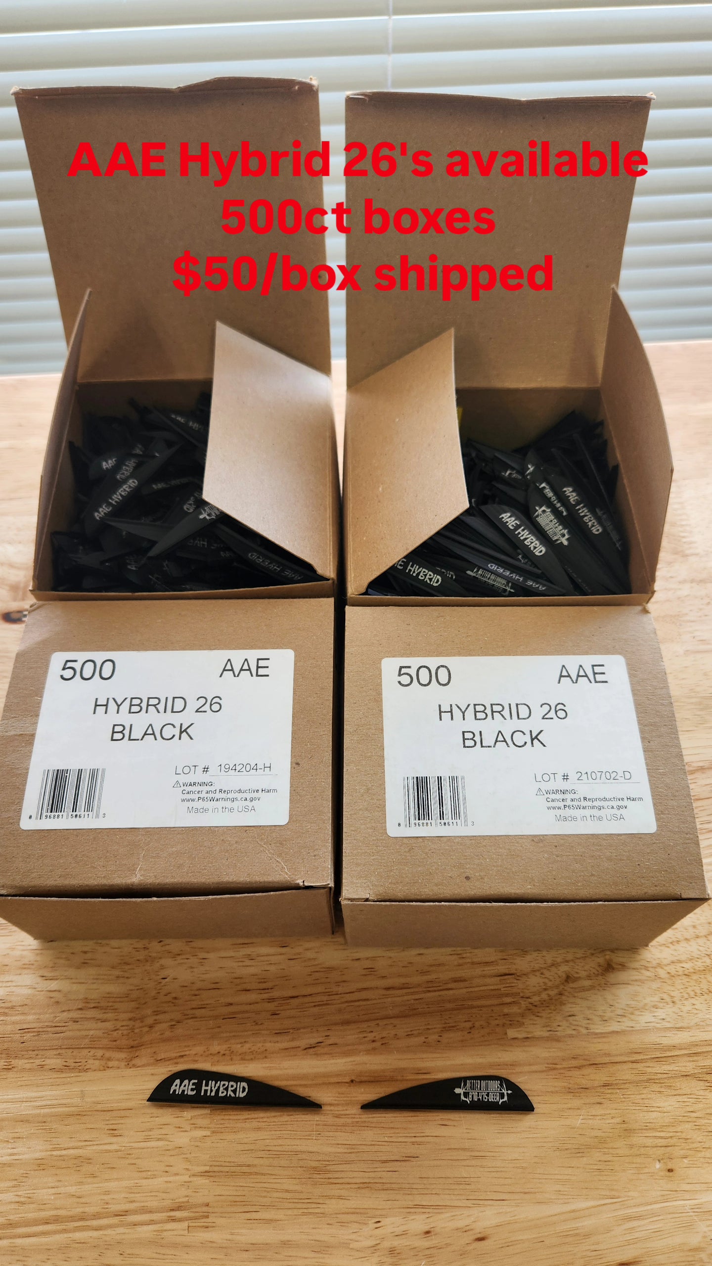 AAE Hybrid 500ct Vanes