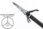 Grim Reaper Broadheads Pro Series Mechanical 1 3/8" 3 Blade 4pk 100gr - Better Outdoors Pro Shop