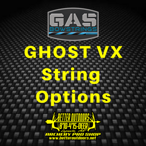GAS Ghost VX String Set w/Install - Better Outdoors Pro Shop