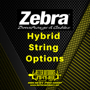 Zebra Hybrid String Set w/Install - Better Outdoors Pro Shop